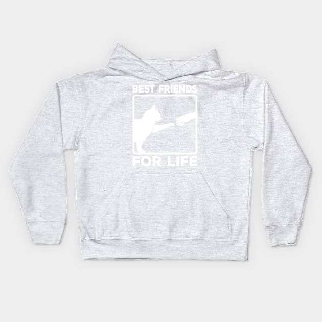 Best Friends for Life - A purr-fect gift for a cat loving friend ! Kids Hoodie by UmagineArts